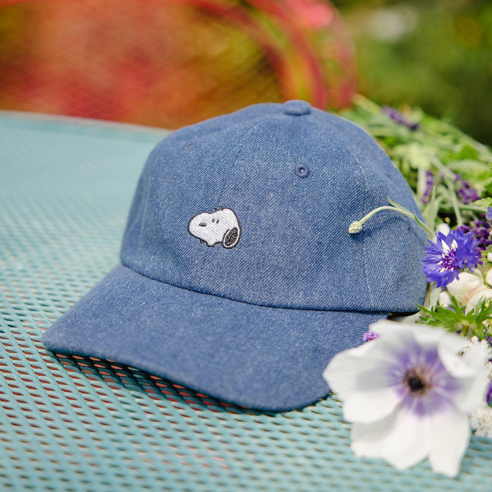 Snoopy Embroidered Denim Hat