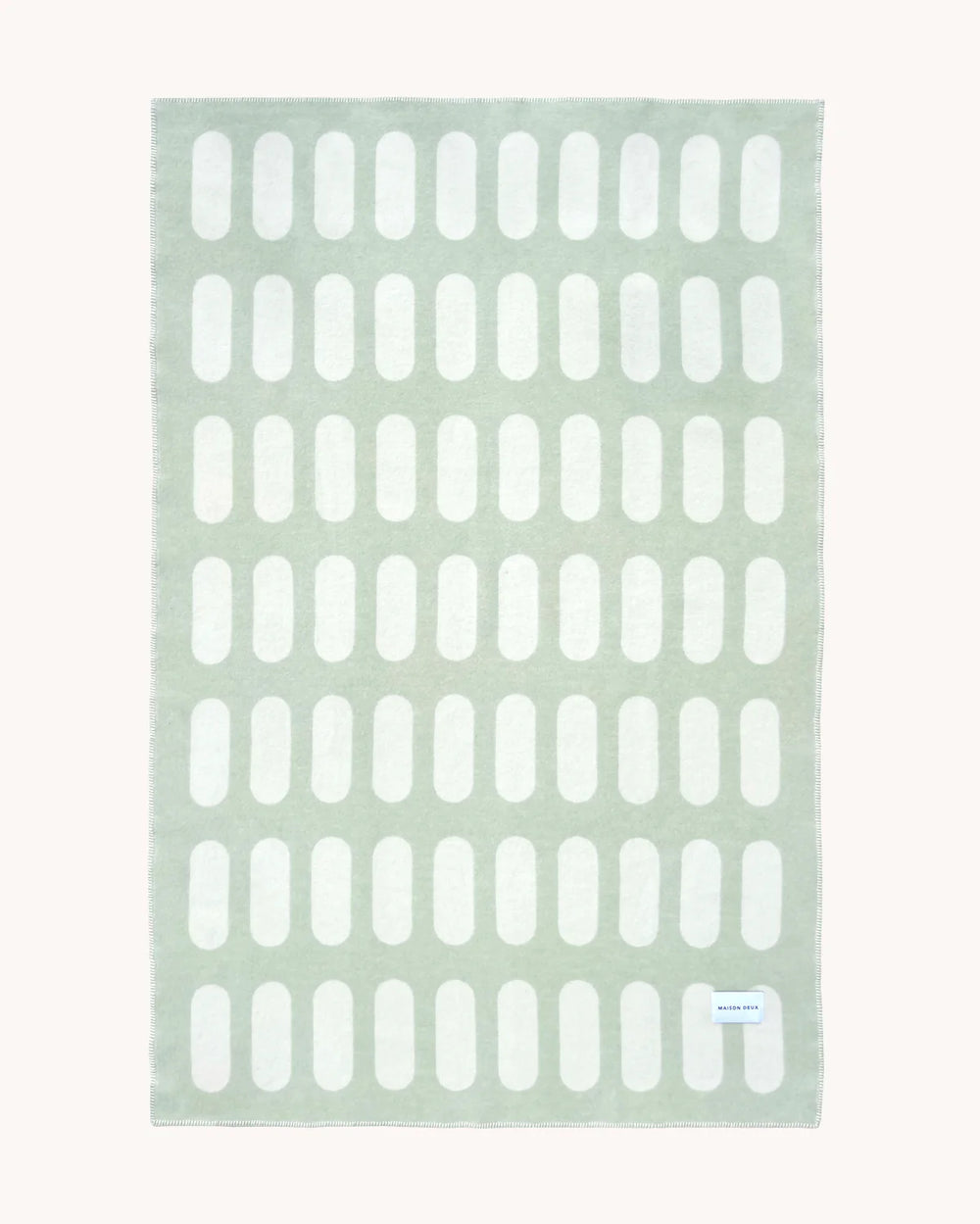 Chill Pill Blanket Sage 100% New Zealand Wool Throw