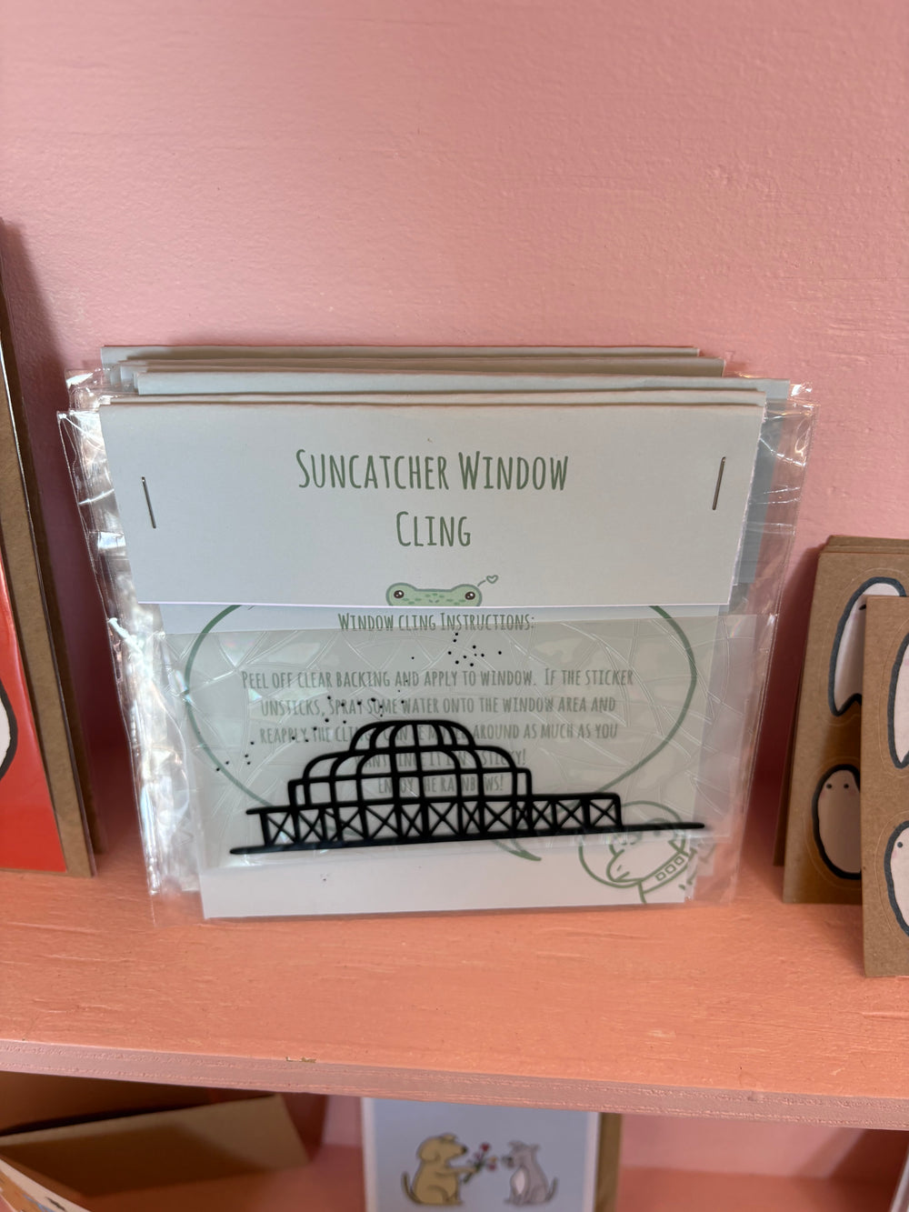 Suncatcher window cling