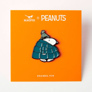 Snoopy In Puffer Pin