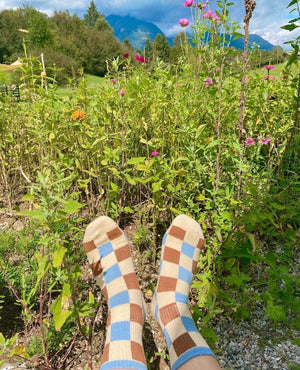 Retro Checkered Socks