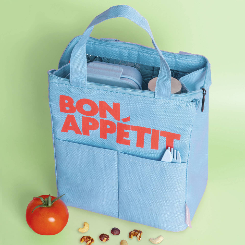 Helio Ferretti Bon Appetit Lunch Bag - Light Blue