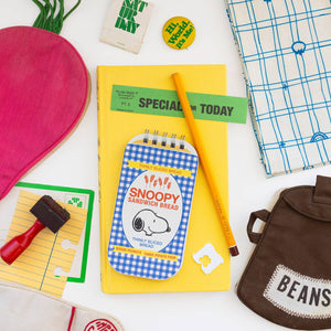3P4 x Peanuts® Grocery - Snoopy Bread Mini Notebook