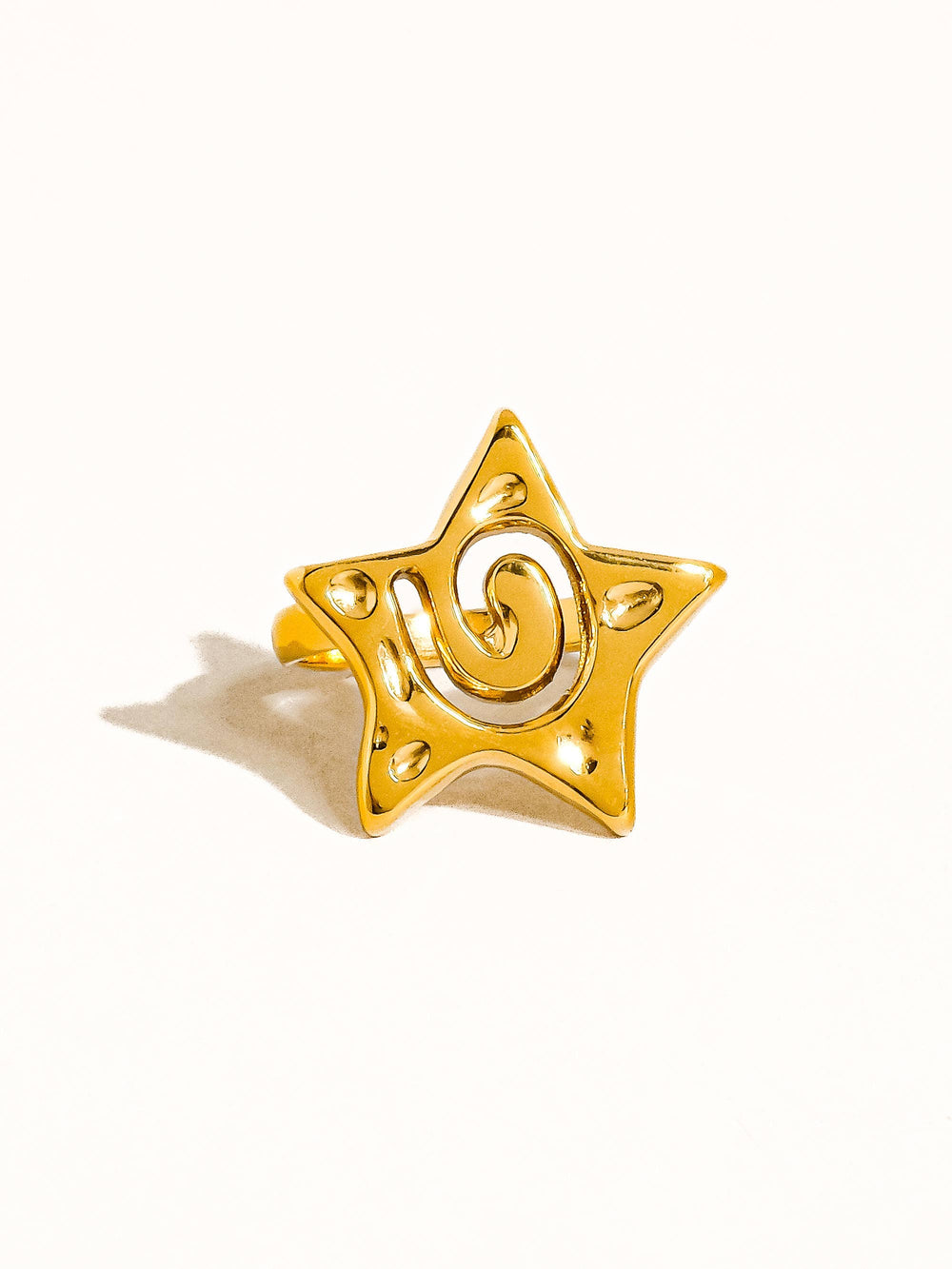 Gold Plated & Non Tarnish Star Ring