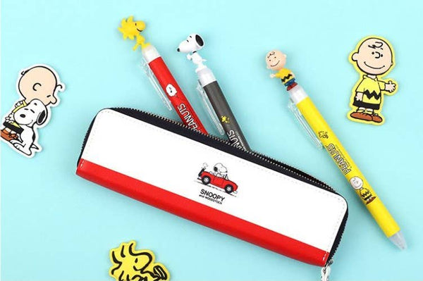 Peanuts Snoopy & Friends Figure Mascot Ballpoint Pen 0.5mm