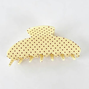 Retro Polka Dot Hair Claw