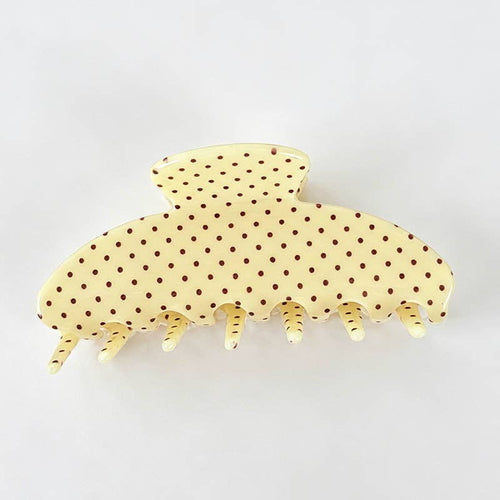 Retro Polka Dot Hair Claw