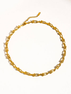 Gold Plated & Non-Tarnish Bold Chain Necklace