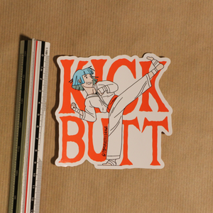 Kick Butt XL Waterproof Sticker