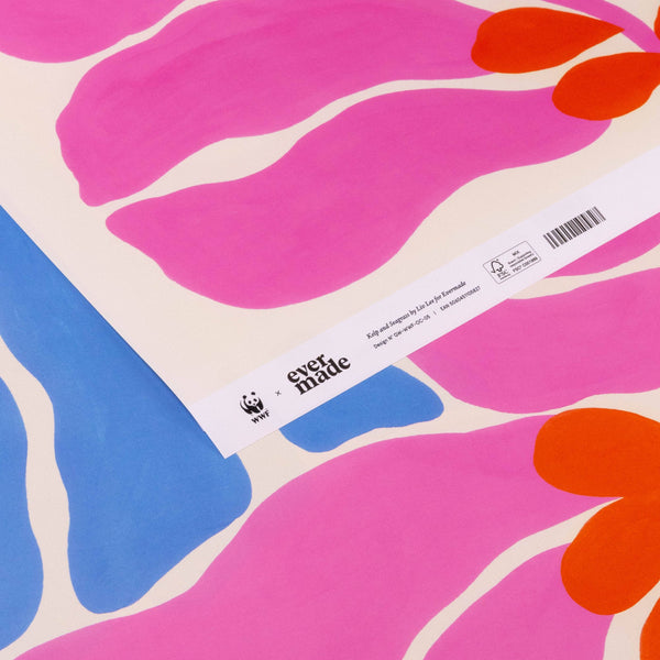 Kelp and Seagrass Gift Wrap by Liv Lee x WWF