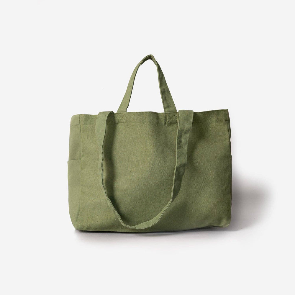 Organic cloth box low green