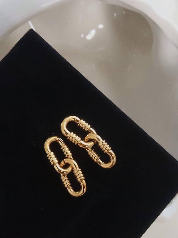Non-Tarnish Link Earrings