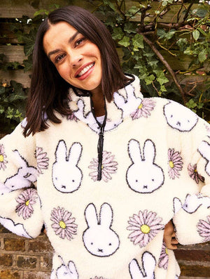 Miffy x Skinnydip Flower Longline Fleece