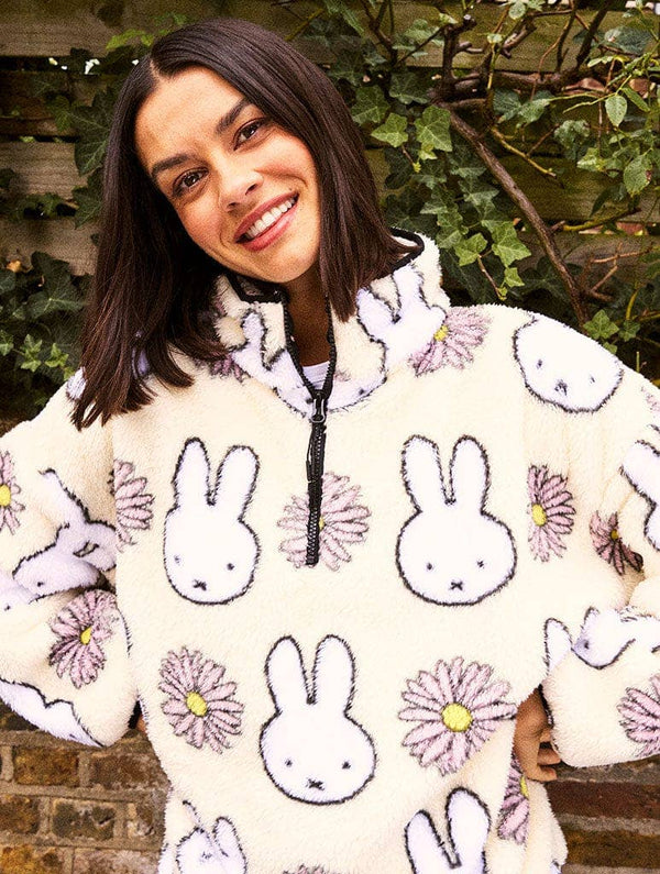 Miffy x Skinnydip Flower Longline Fleece