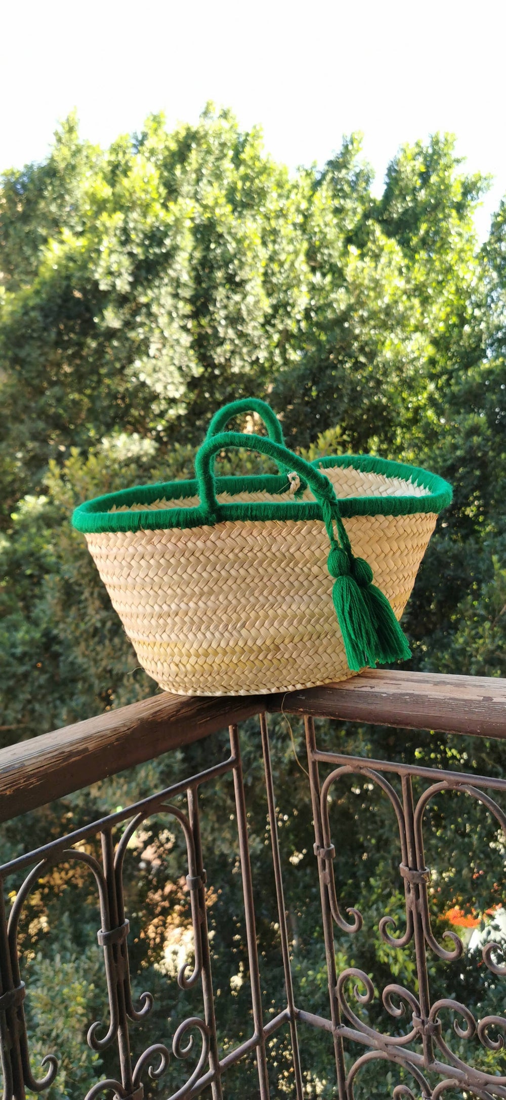 Straw Beach Basket Bag