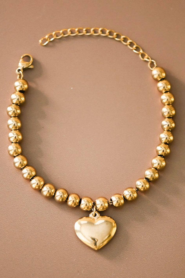 18K Gold PVD Plated Waterproof Stainless Steel Chain Bracelet