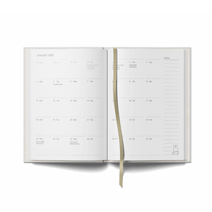 Miffy 2027 A5 Diary - Week-to-View - Miffy Trio