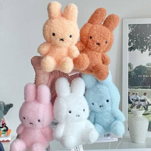 Miffy Creamy Plush Bag Charm, Key chain holder - 8cm