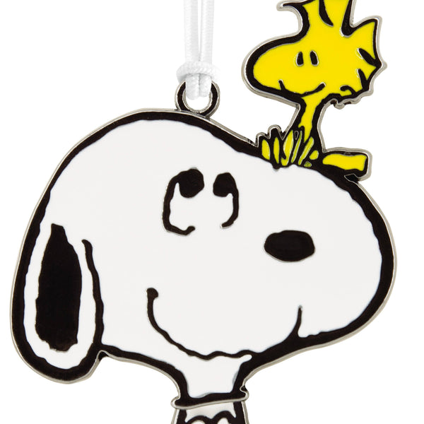 Peanuts™ Moving Metal - Snoopy & Woodstock Ornament