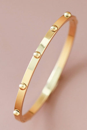 18K Gold Plated Waterproof Stainless Steel Bangle