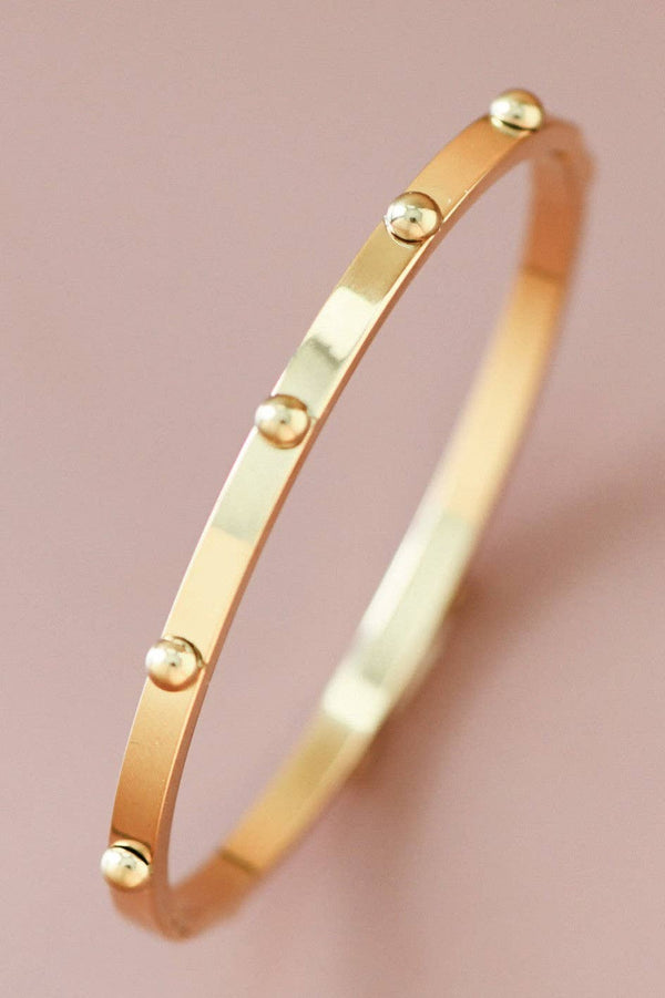 18K Gold Plated Waterproof Stainless Steel Bangle
