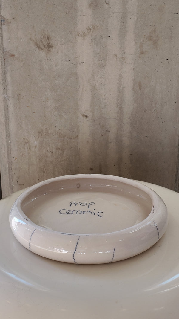 Handmade Chunky Plate by Prop Ceramics