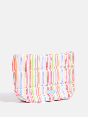 Colourful Sketchy Stripe Pillow Pouch Makeup Bag