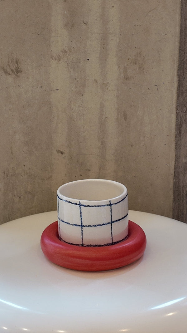 Glazed Chunky Mug & Saucer Set
