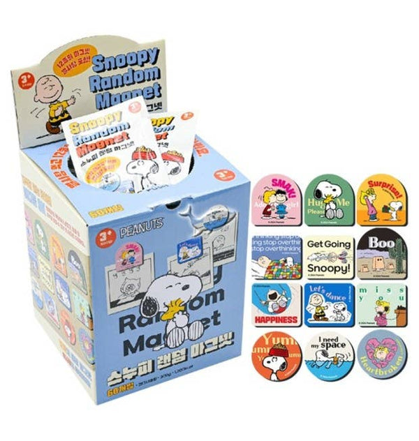 Peanuts Snoopy & Friends Magnet Mystery Random Box