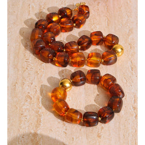 Acrylic Beaded Chunky Necklace