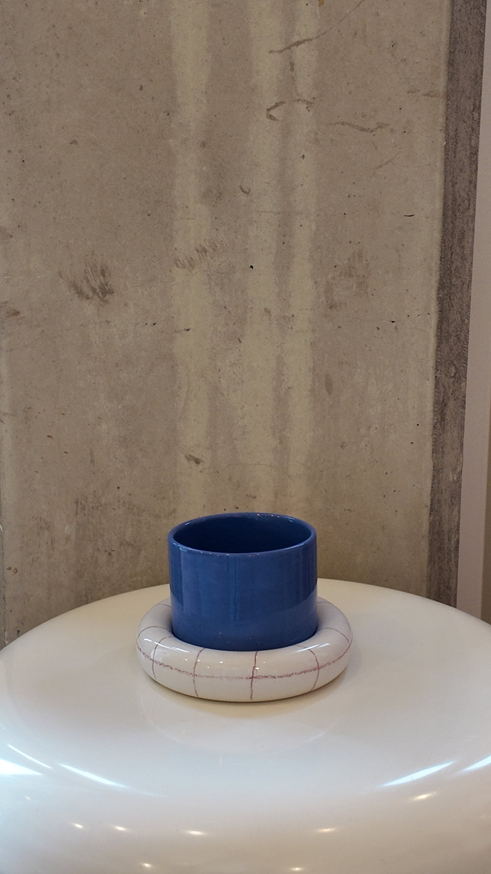 Glazed Chunky Mug & Saucer Set