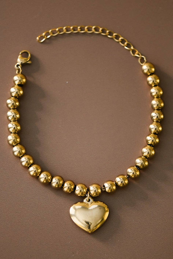 18K Gold PVD Plated Waterproof Stainless Steel Chain Bracelet
