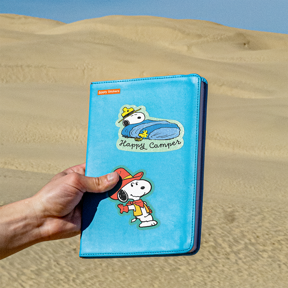 Happy Camper by Snoopy - Die-Cut Sticker