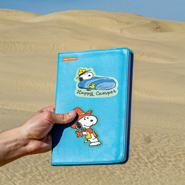 Happy Camper by Snoopy - Die-Cut Sticker