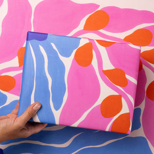 Kelp and Seagrass Gift Wrap by Liv Lee x WWF