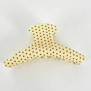 Retro Polka Dot Hair Claw