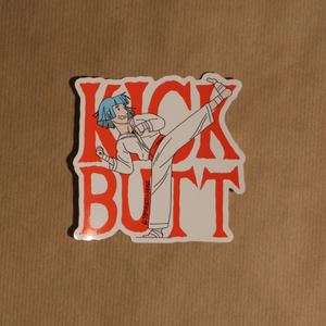 Kick Butt XL Waterproof Sticker