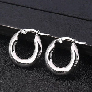 Classic Hoop Earrings – Gold & Silver 3 Sizes