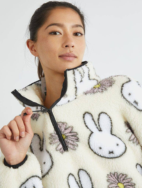 Miffy x Skinnydip Flower Longline Fleece