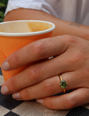 Waterproof Gemstone Ring