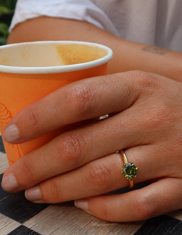 Waterproof Gemstone Ring
