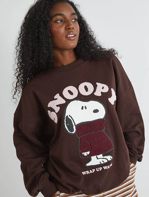 Peanuts x Skinnydip Snoopy Wrap Up Warm Sweatshirt