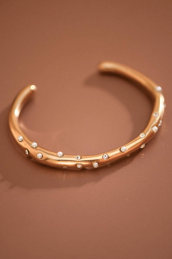 18K Gold PVD Plated Waterproof Stainless Steel Bangle