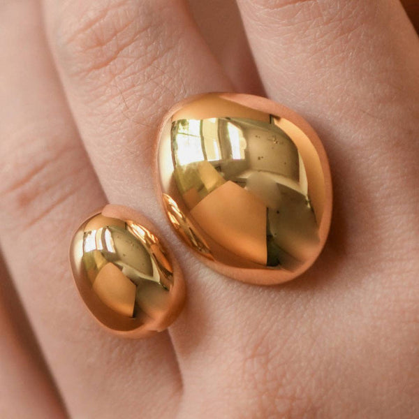 18K Gold PVD Plated Waterproof Stainless Steel Ring