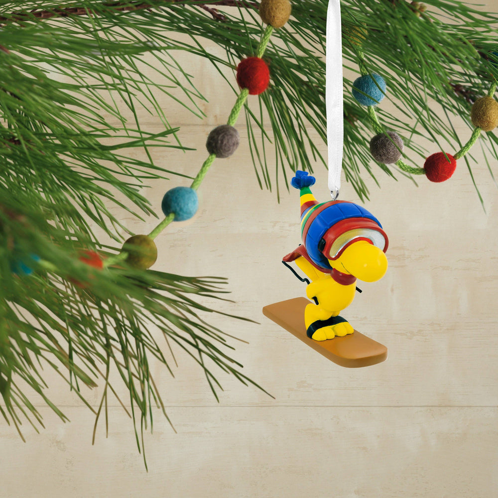 Collectable Peanuts™ Woodstock On Skis Ornament