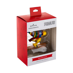 Collectable Peanuts™ Woodstock On Skis Ornament