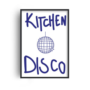 Kitchen Disco Music Home Decor Wall Art Print