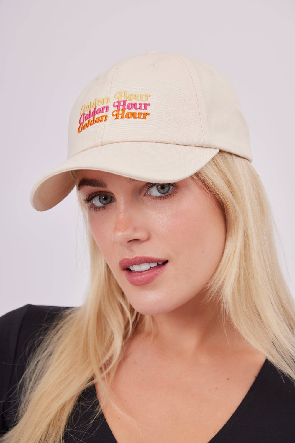 Golden Hour Baseball Cap in Beige