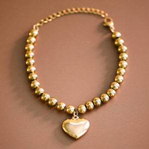 18K Gold PVD Plated Waterproof Stainless Steel Chain Bracelet