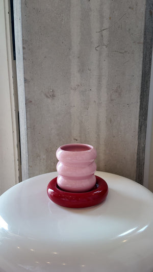 Glazed Chunky Mug & Saucer Set